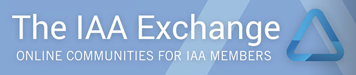 The IAA Exchange - Online Communities for IAA Members